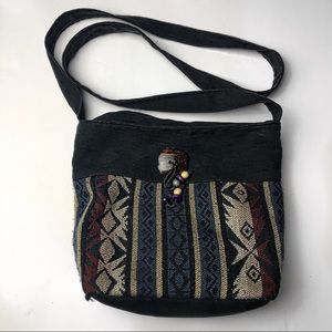 Aztec pattern Crossbody Purse from Mexico